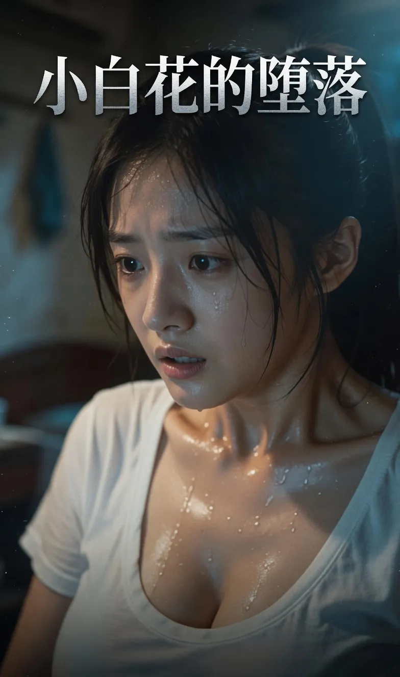 外卖小哥与住户在暴雨夜对话的剧照