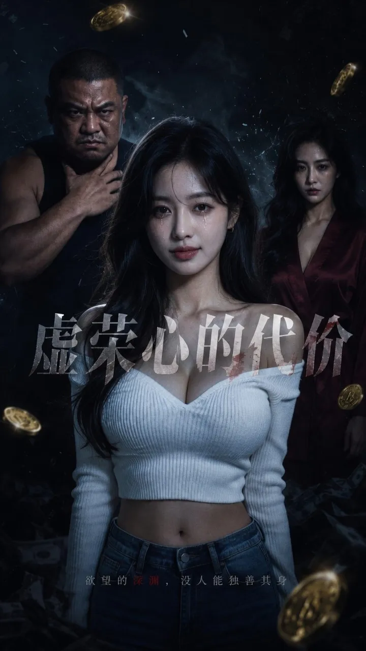 男子的街头短剧剧照，情绪凝重