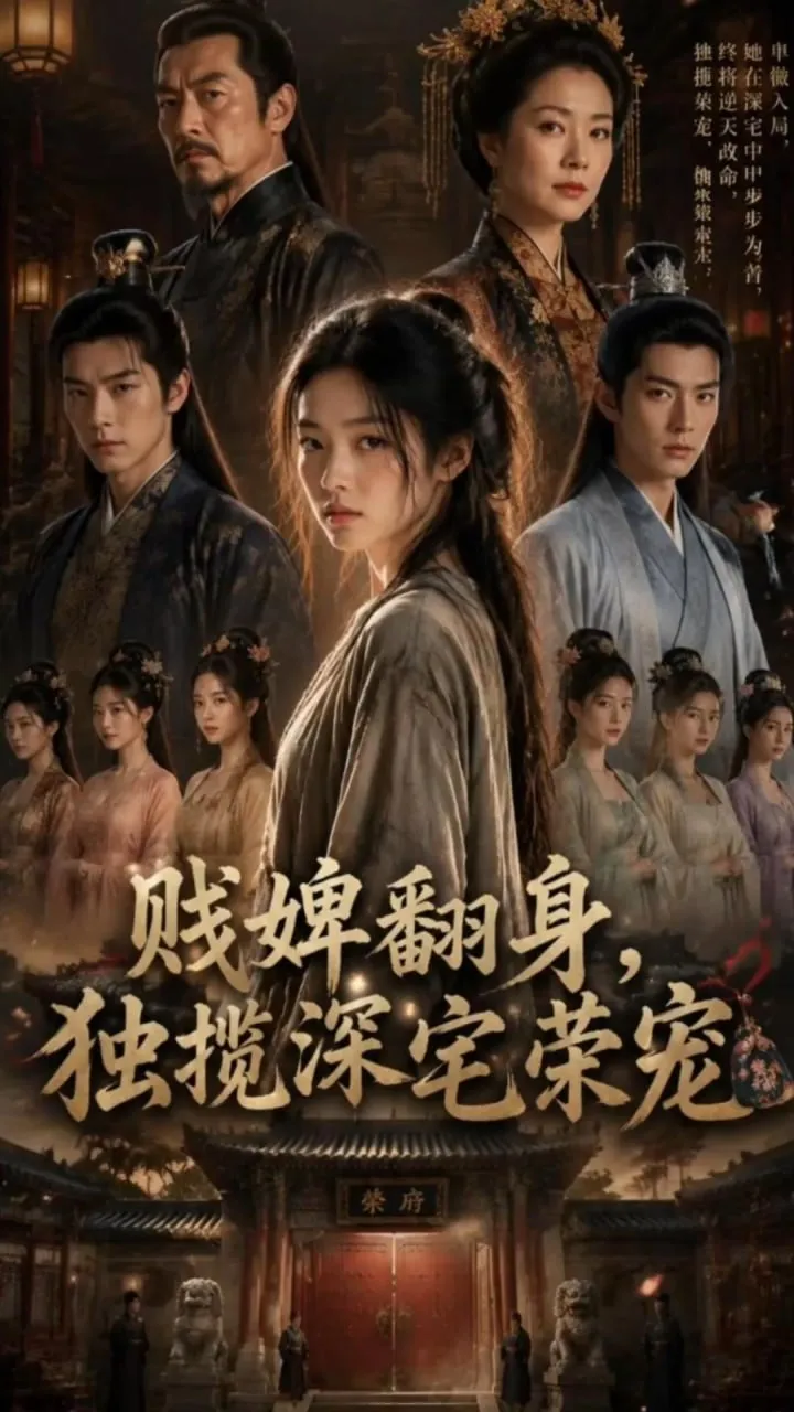虚荣心的代价短剧海报，年轻女子含泪正视前方